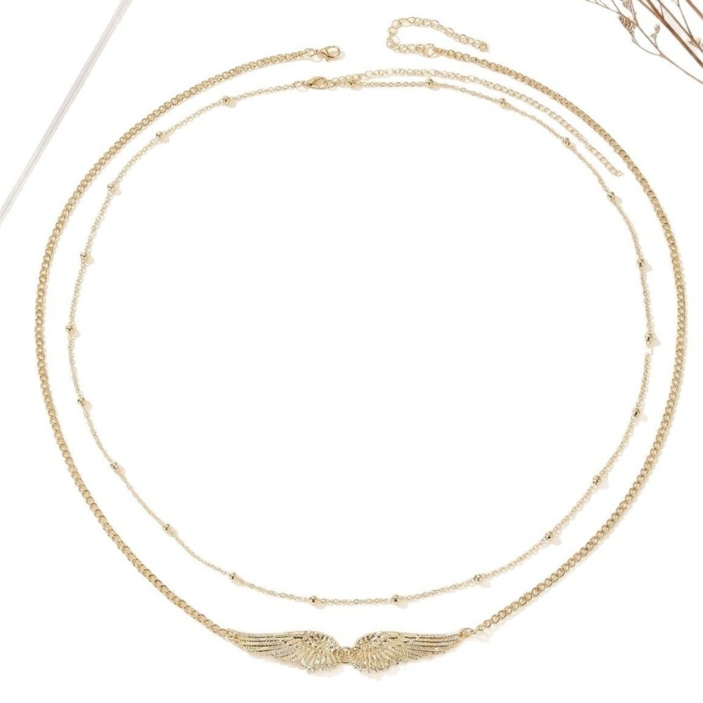 Body Jewellery - Trendy Elegant Double Layer Wings Body