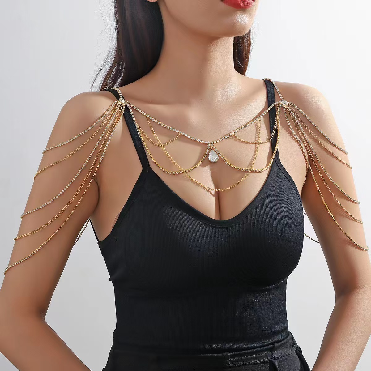 Body Jewelry Rhinestone - Hot selling and explosive geometric rhinestone