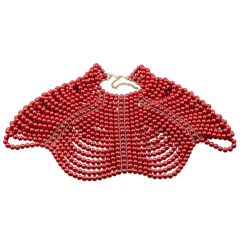 49MD Elegant Women Shawl Multi - Body Jewelry Necklace ulasan dan harga