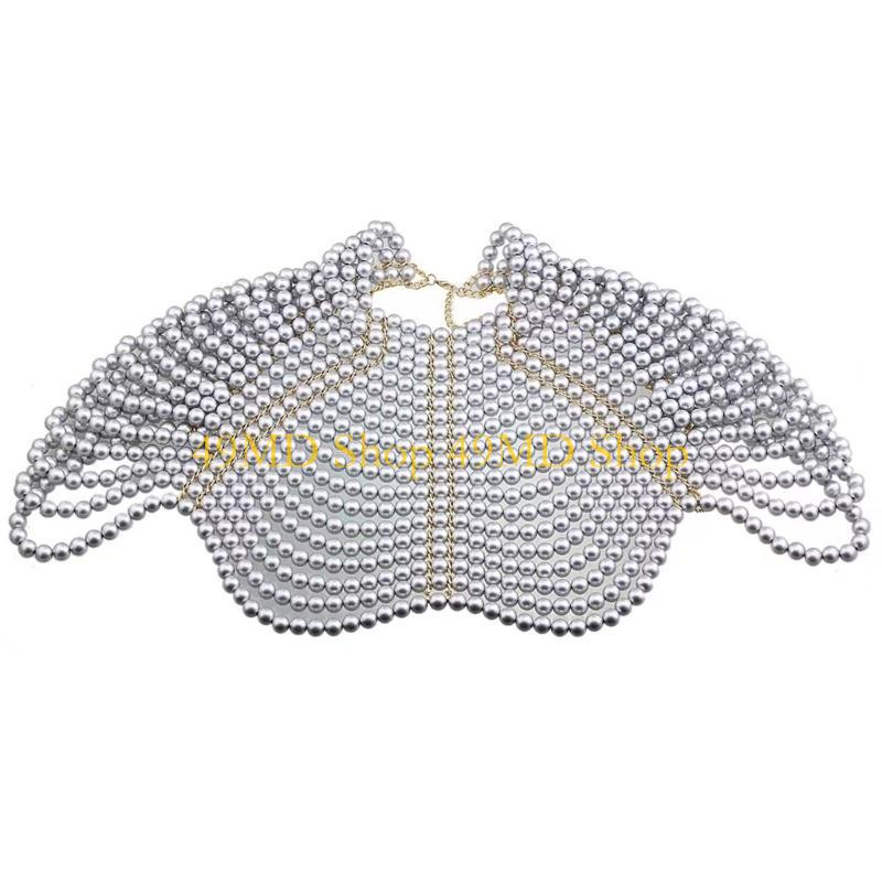 49MD Elegant Women Shawl Multi - Body Jewelry Necklace ulasan dan harga