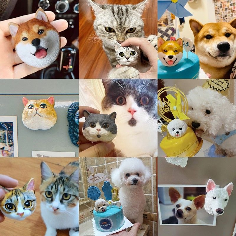 Custom 3D Pet Photo Jewelry Cu - Body Jewelry Ideas ulasan dan harga