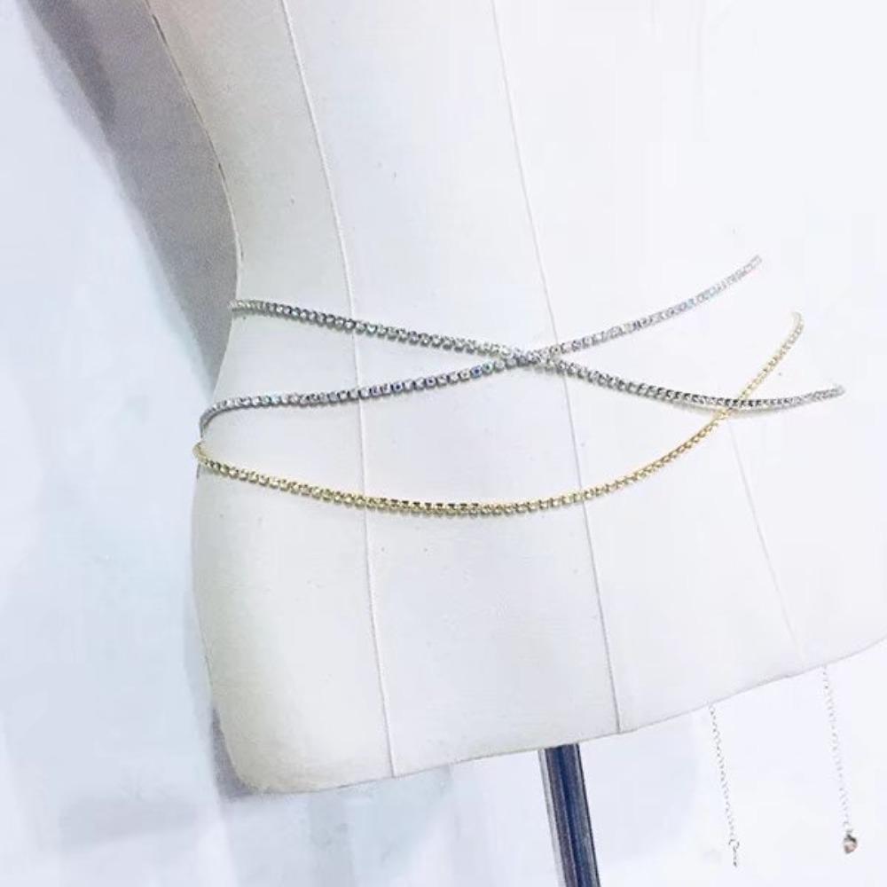 Sexy Fashion Shiny Water Drill - Body Jewellery ulasan dan harga