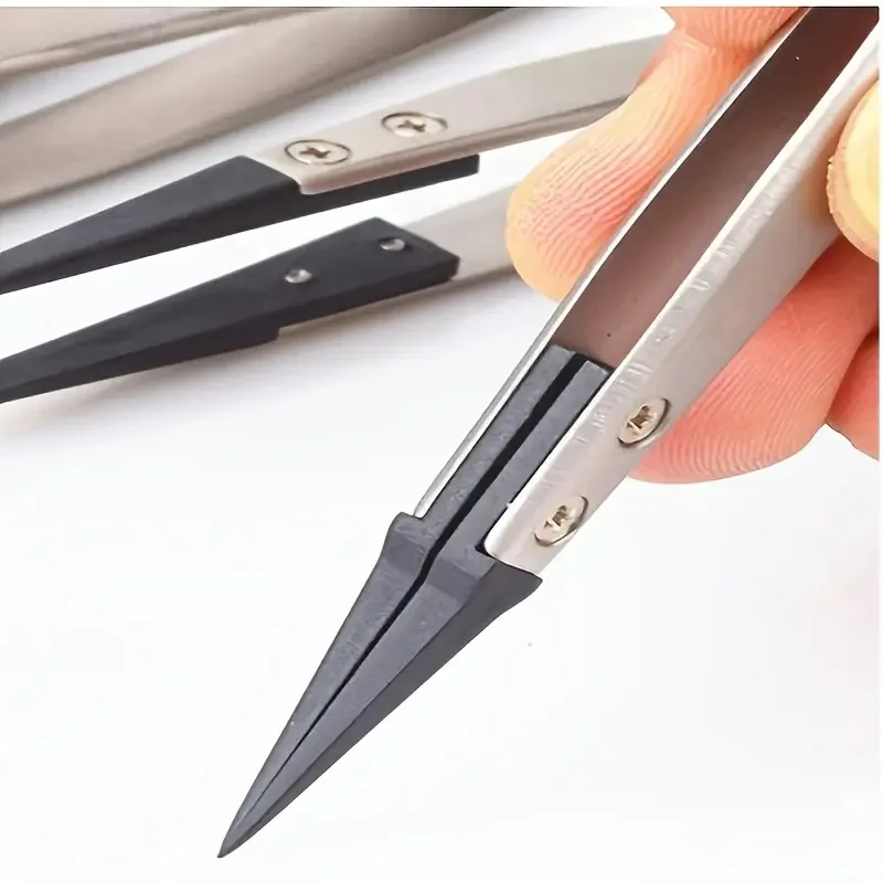 Anti Static Precision Tweezers - Body Jewelry Repair ulasan dan harga