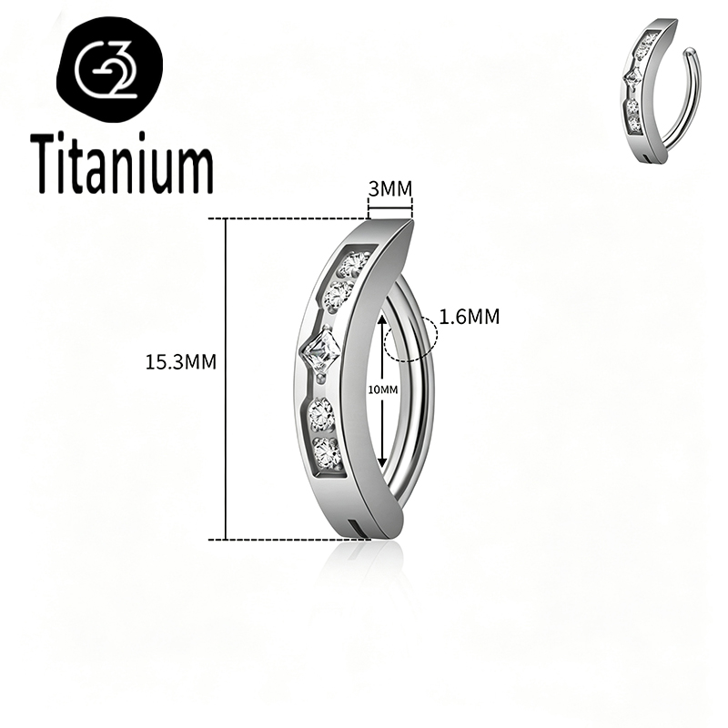 Implant Grade ASTM F136 Titani - Body Jewelry Implant Grade ulasan dan harga