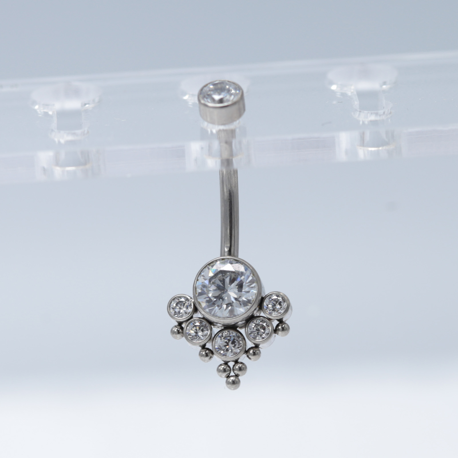 14G Titanium Belly Button Ring - Body Jewelry Implant Grade ulasan dan harga