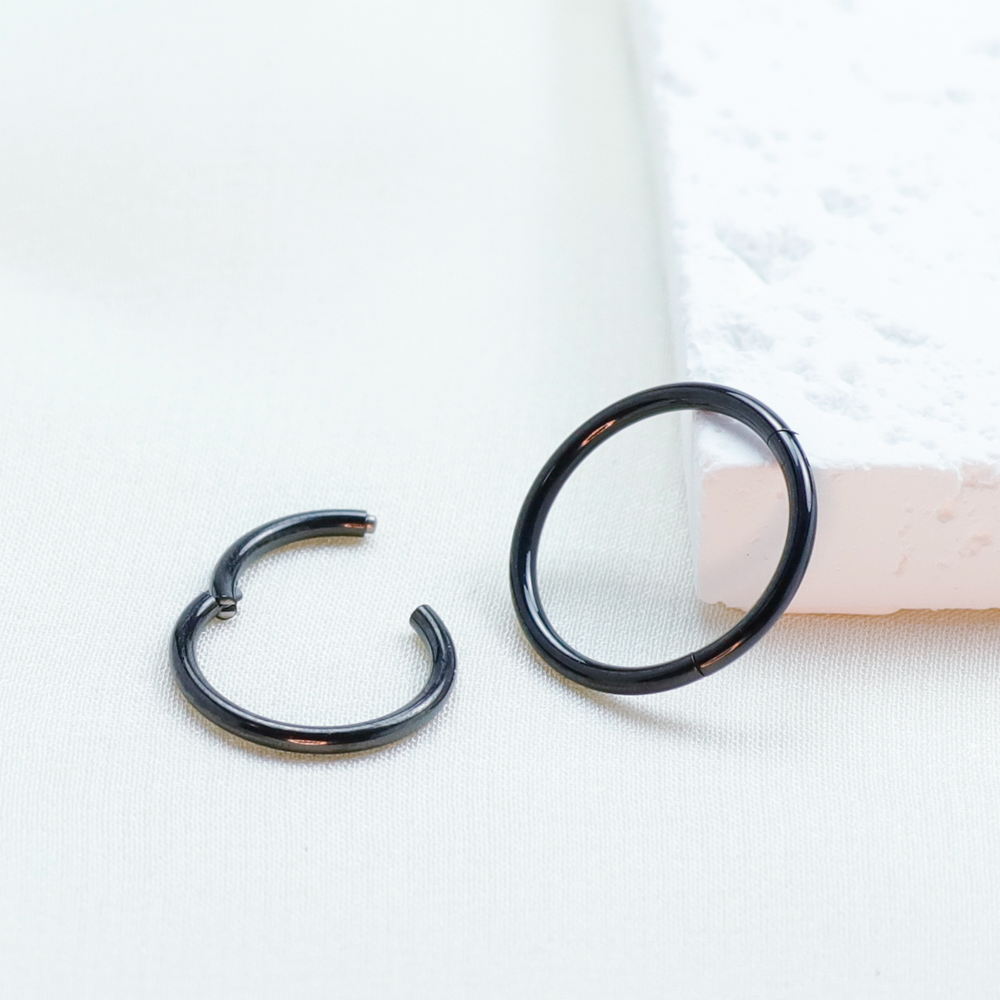 F136 Titanium Piercing Black N - Body Jewelry Implant Grade ulasan dan harga