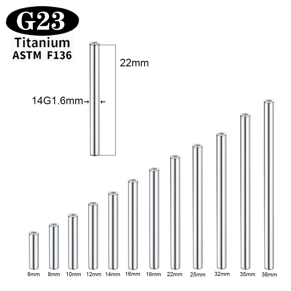 1/5/50PCS ASTM F136 Implant Gr - Body Jewelry Implant Grade ulasan dan harga