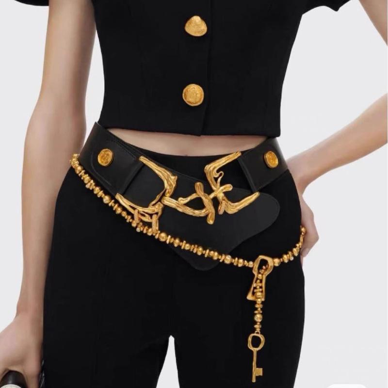 Exaggerated Irregular Beaded C - Body Jewelry Necklace ulasan dan harga