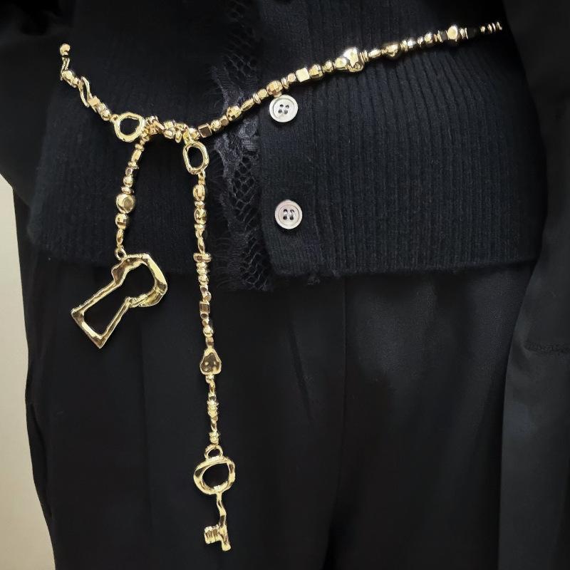 Exaggerated Irregular Beaded C - Body Jewelry Necklace ulasan dan harga