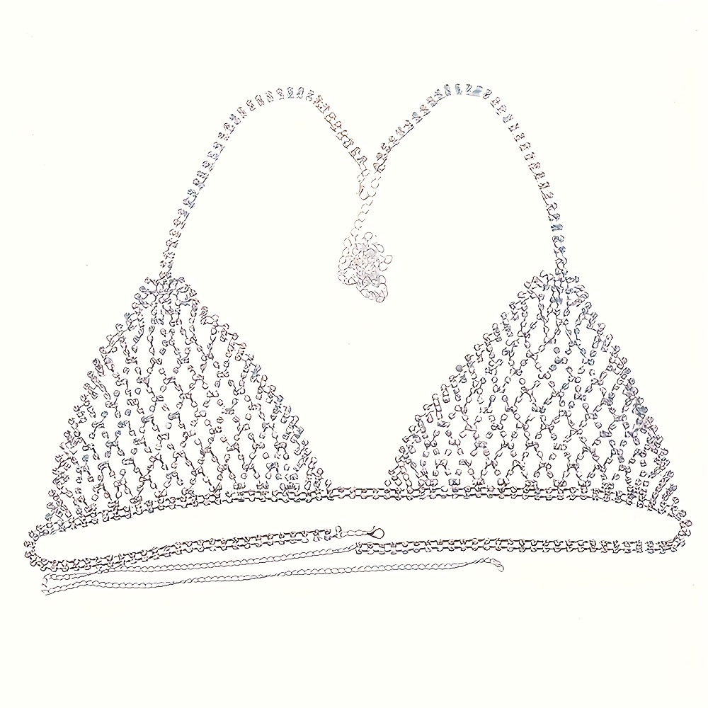 Personalized Sparkling Silvery - Body Jewelry Rhinestone ulasan dan harga