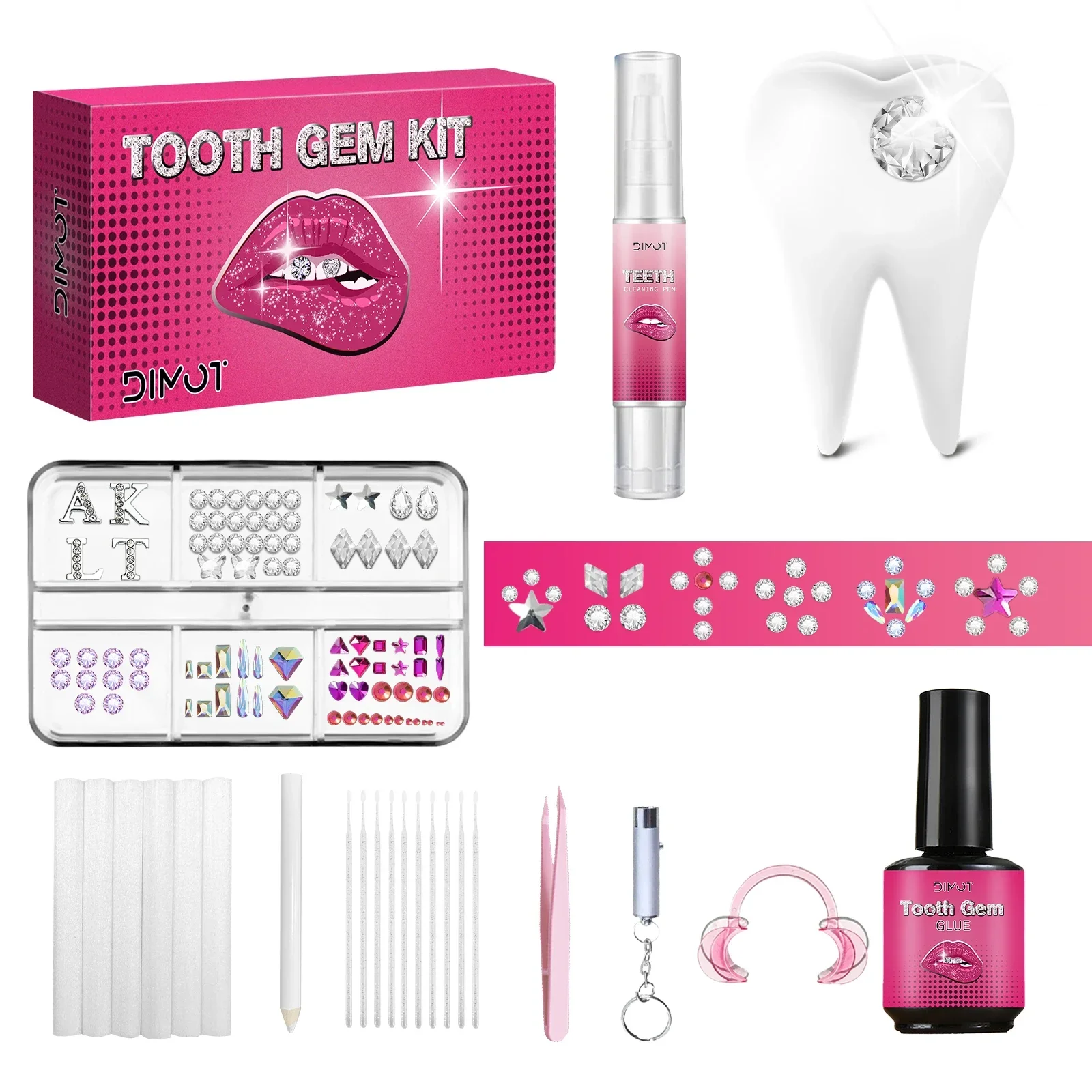 DIY Tooth Gem Kit with Crystal - Body Jewellery ulasan dan harga