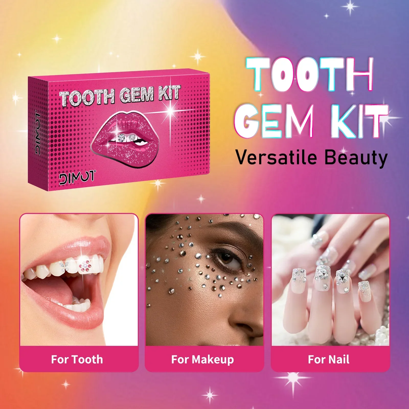 DIY Tooth Gem Kit with Crystal - Body Jewellery ulasan dan harga
