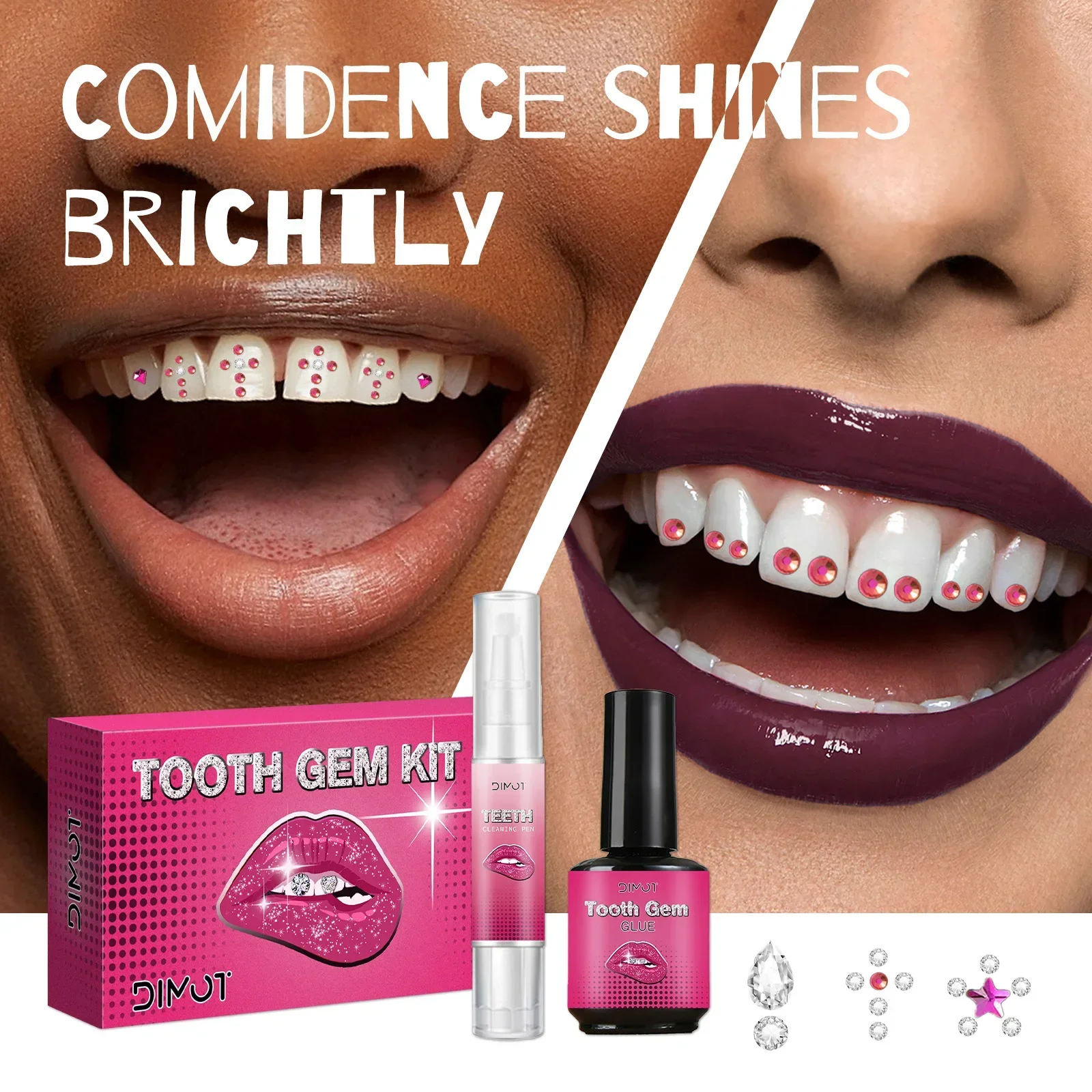 DIY Tooth Gem Kit with Crystal - Body Jewellery ulasan dan harga
