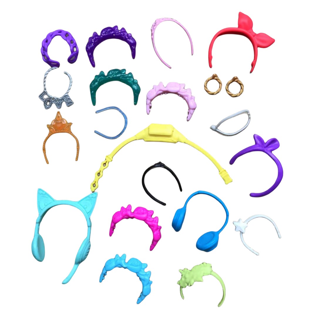 Multi-Shape Doll Headband Earr - Body Jewelry Necklace ulasan dan harga