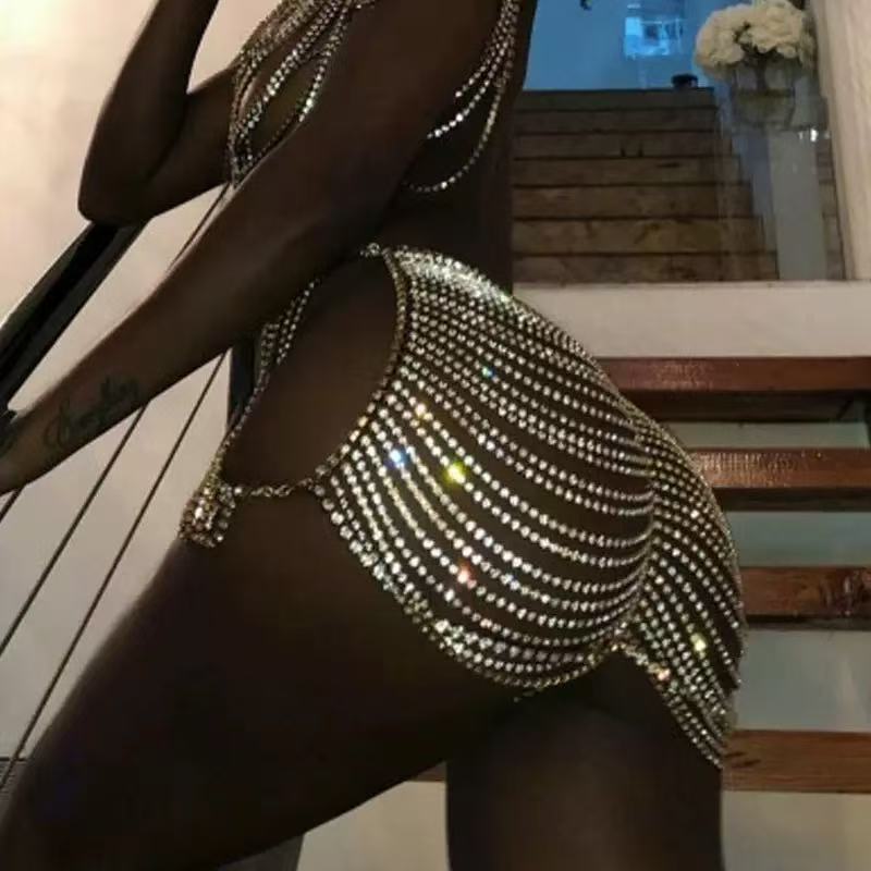1pcSexy Fashionable Rhinestone - Body Jewelry Rhinestone ulasan dan harga