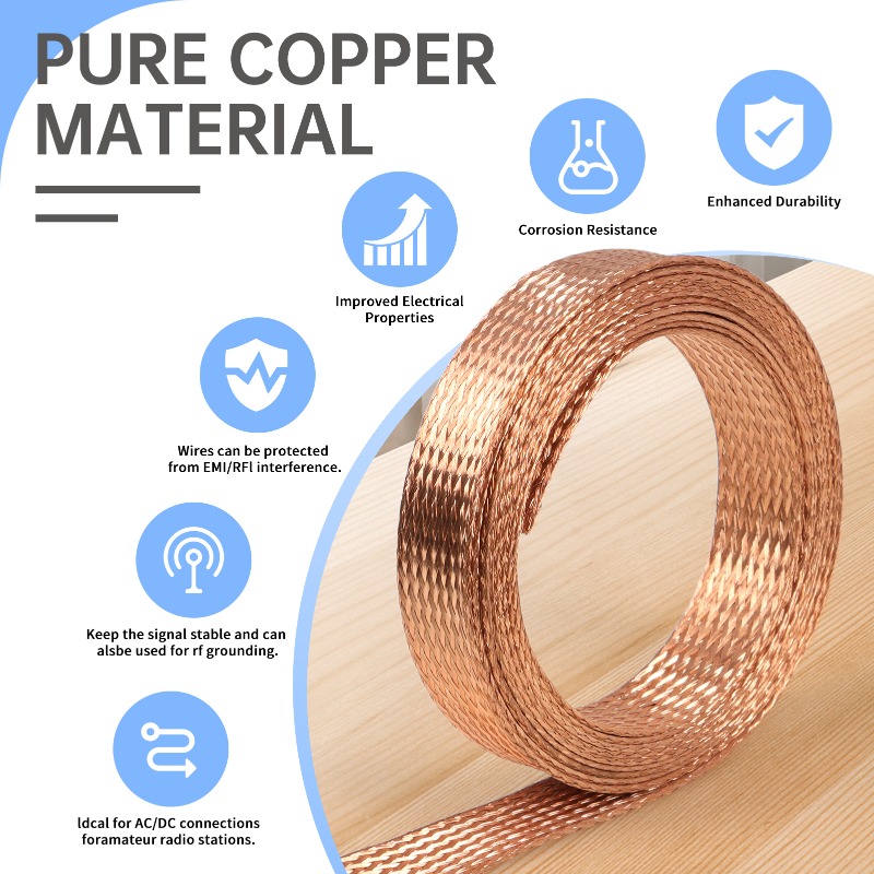 2/5/10m Copper Braided Sleeve  - Body Jewelry 4 U ulasan dan harga