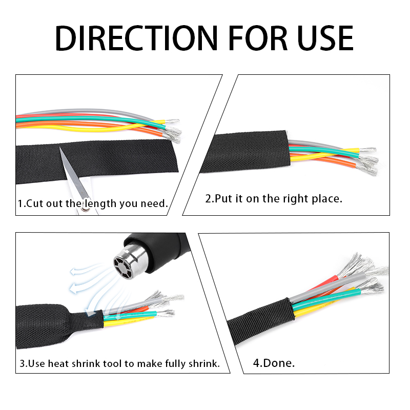 PET Braided Cable Sleeve Heat  - Body Jewelry 4 U ulasan dan harga